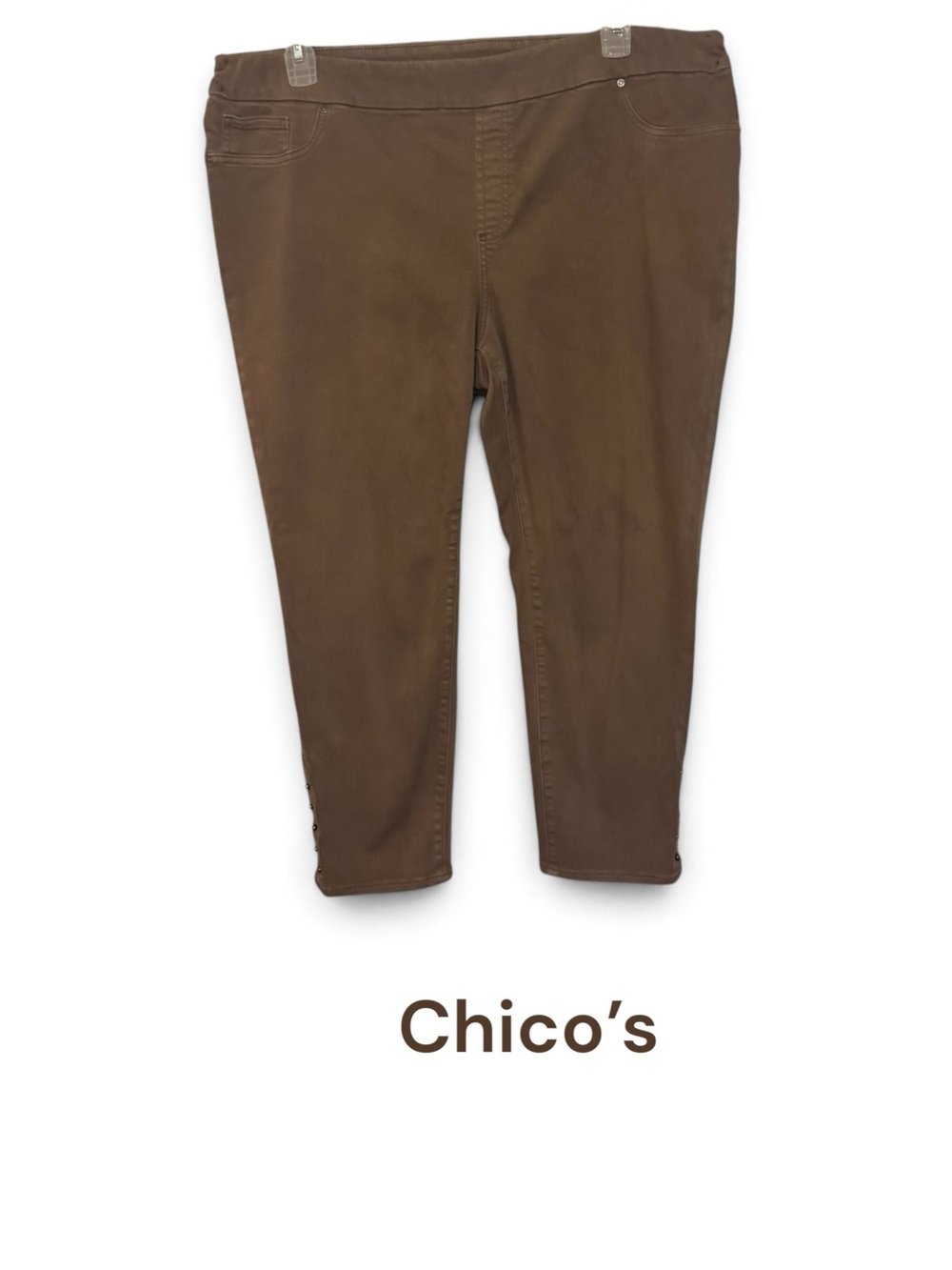 Chico's Brown Pull-On Jeggings
